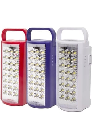 Hediye 24 Büyük Ledli 80 Saat Yanan Powerbank Özellikli Akülü Led Işıldak