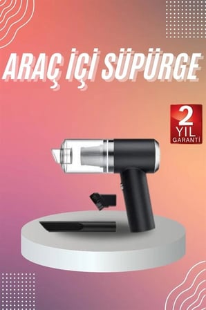 Hediye Araç İçi Süpürge Kablosuz Şarjlı Elektrikli Süpürge Elde Taşınabilir