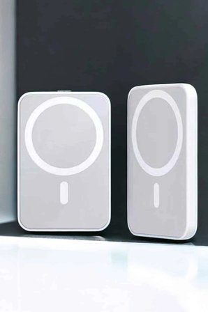 Hediye Magsafe Kablosuz Batarya Yüksek Performanslı Manyetik Tasarım Hızlı Şarj