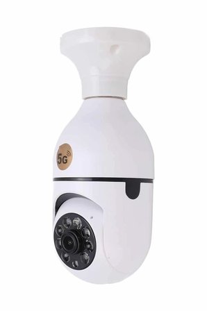 Hediye Akıllı Kamera Wifi Kamera Duylu Ampul Görünümlü 360 Derece Dönebilen Ev Kamerası
