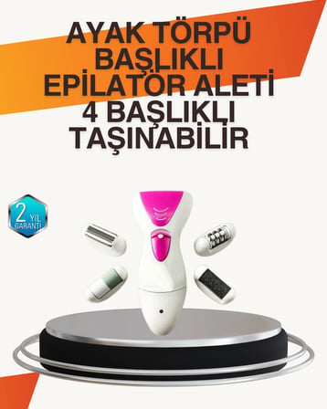 Hediye 4 Fonksiyonlu Epilasyon Ve Tırnak Bakım Makinesi