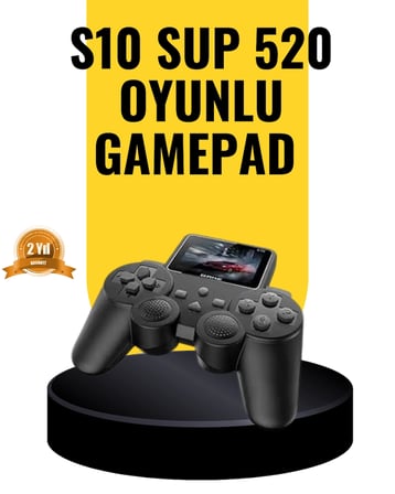 Hediye 2025 A Kalite S10 Gamepad 520 Oyunlu Tv Bağlantılı Retro Atari Konsolu