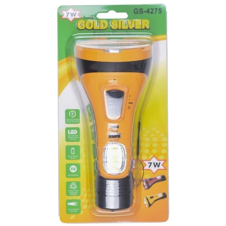 Hediye Gs-4275 7 Watt Cob Aydınlatmalı Şarjlı El Feneri