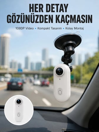Hediye Şarj Edilebilir Uzun Ömürlü Mini Spor Kamera Full Hd Yeni Nesil