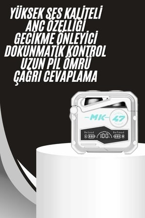 Hediye Gecikme Önleyici  Kulaklığı Bluetooth Bağlantılı Anc Özelliği 5.0 Bluetooth