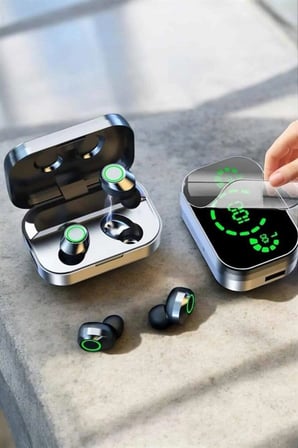 Hediye Bluetooth Kulaklık Mikrofonlu Dokunmatik Kontrol Anc Özelliği