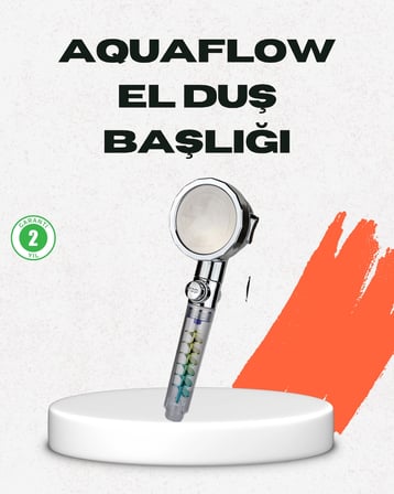 Hediye Rahatlatıcı Yağmur Etkili El Duşu – Döner Pervaneli, Dayanıklı Ve Şık Tasarım