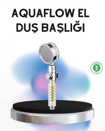 Hediye Start Stop Kontrollü El Duşu – Basınçlı, Su Tasarruflu, Sağanak Yağmur Deneyimi