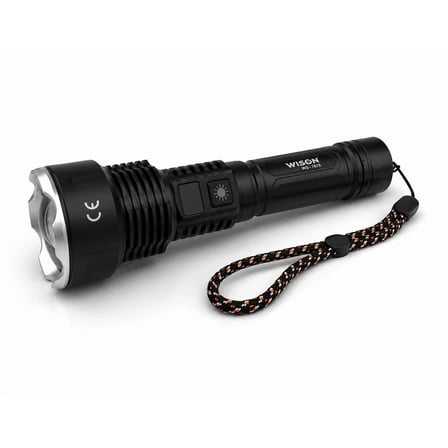 Hediye Ws-7878 30watt 3000 Lümen Uzun Menzilli Usb Type-c Şarjlı El Feneri