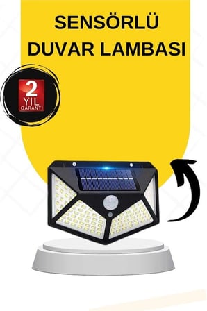 Hediye Güneş Enerjili Bahçe Lambası 100 Led Bahçe Lambası Bahçe Aydınlatma