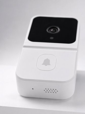 Hediye Beyaz Wi-fi Akıllı Görüntülü Kapı Zili Hd Kamera, Gece Görüşü Ve Telefon Bildirimli Kablosuz Kapı Zili