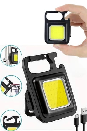 Hediye Mıknatıslı Parlak Led Işık 3 Fonksiyonlu Şarj Edilebilir Ledli Mini Taşınabilir