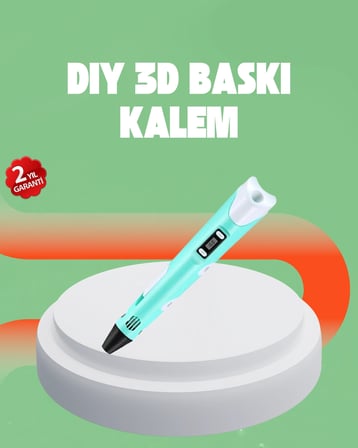 Hediye Üç Boyutlu 3d Yazıcı Kalem Abs Ve Pla Uyumlu