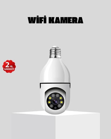 Hediye Akıllı Duy Kamera 360 Derece Dönebilir Ve Ptz Teknolojili