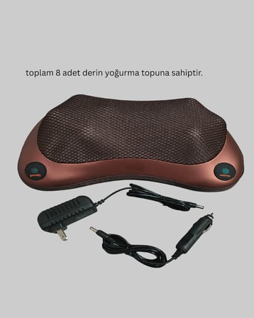Hediye 8 Toplu Derin Yoğurma Masaj Yastığı Ev Ve Araç Kullanımına Uygun