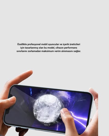 Hediye Mobil Oyun Telefon Soğutucusu Yarı İletken Hızlı Soğutmalı Ve Sessiz Fanlı