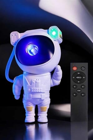 Hediye Astronot Görünümlü Projeksiyon Speaker Taşınabilir