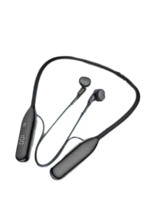 Hediye 100 Saat Kablolu Boyun Askılı Dijital Göstergeli Bluetooth Kulaklık