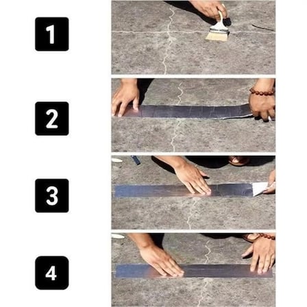 Hediye 5 Li Su Geçirmez Çatlak Bandı 10cm 5m Yüksek Sıcaklık Dayanıklı Çatı Boru Duvar Onarım Çamur Bant