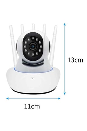 Hediye Led Aydınlatmalı 5 Antenli Motorlu 1080p Wifi Kamera Sensörlü