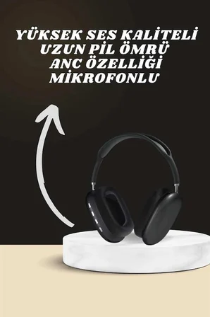 Hediye Kulak Üstü Kulaklık Pro9 Ve Yeni Nesil Akıllı Saat Android Ve İos Uyumlu Anc Özelliği