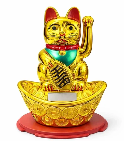 Hediye Pati Salayan Şans Kedisi ( Maneki Neko ) Alk2934