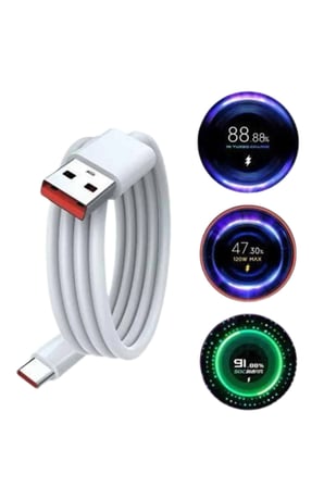 Hediye Turbo Hızlı Şarj Destekli 120w Usb-c Şarj Seti