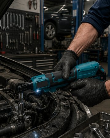 Hediye Akülü Somun Sıkma Anahtarı 21v Ergonomik Şarjlı Cırcır Sistem