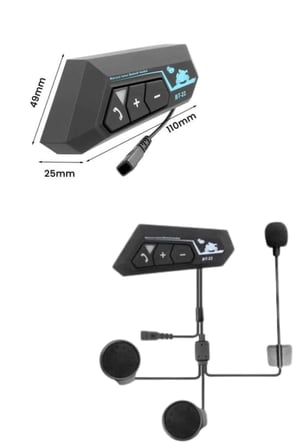 Hediye Yeni Nesil Dinleme Ve Konuşma Özellikli Intercom Kask Kulaklığı 5.0 Bluetooth