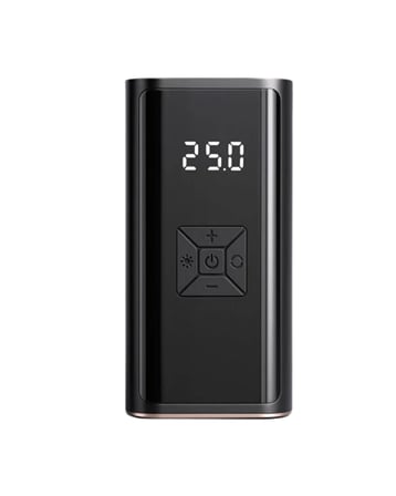 Hediye Kablosuz Lastik Şişirme Kompresörü Dijital Ekranlı Powerbank Özellikli Hava Pompası