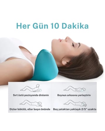 Hediye Boyun Ve Omuz Gevşetici, Servikal Traksiyon Cihazı Akupunktur Boyun Omuz Sırt Desteği Masaj Yastığı, Boyun Sedye Masajı