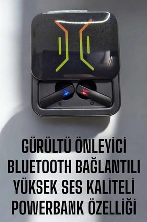 Hediye Kablosuz Bluetooth Kulaklık Powerbankli Uzun Pil Ömrü Yüksek Ses Kaliteli