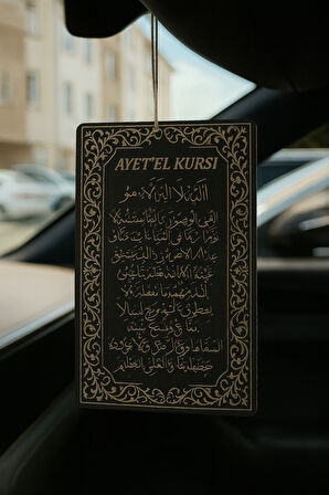 Ayetel Kürsi ve Just Drift It - İkili Oto Kokusu - Dekoratif Araç Kokusu ve Aksesuarı