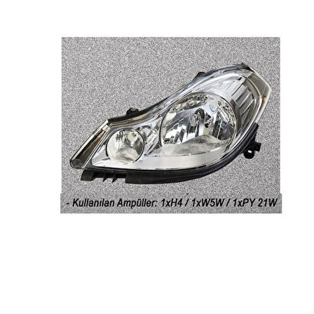 Ayfar 202284 Far Sağ Motorlu Clio Symbol Thalia 09- 260105157R