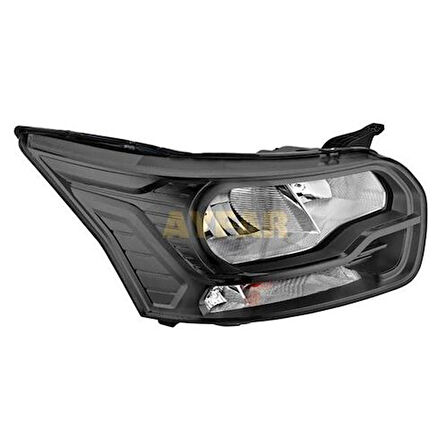 Ayfar 505913 Far Sol Motorlu Ford Transit V363 2014-Siyah Çerçeveli 2033569