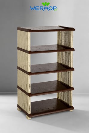 5 Katlı Rattan Görünümlü Ayakkabılık Ayakkabı Rafı Organizer