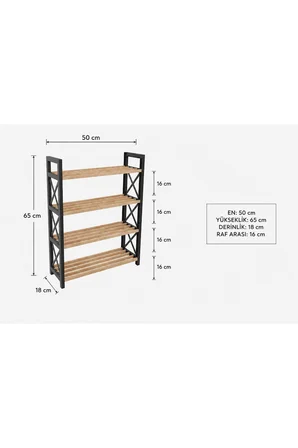 DEKORATİF (5 ÇITALI) MASİF AHŞAP PLASTİK AYAKKABILIK 4 KATLI (MDF DEĞİLDİR.mdf kolay kırılır !!!)