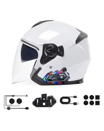 BT5.3 Motosiklet Kask İletişim Sistemi Çift Telefon Destekli