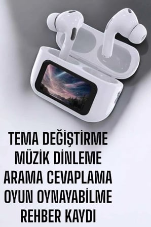 Bluetooth Kulaklık Kulakiçi Güçlü Ses Kaliteli Sesli Asistan