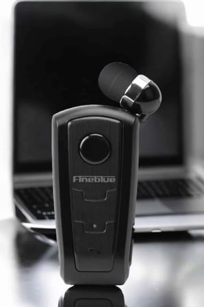 Tüm Telefonlara Uyumlu Mikrofonlu Titreşimli Makaralı Bluetooth Kulakiçi Kulaklık