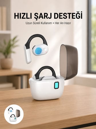 TWS Bluetooth Kulaklık – Otomatik Şarj, Taşınabilir Şarj Kutusu Yeni Nesil