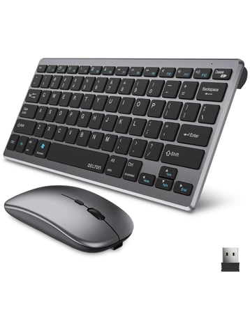 Sessiz Kullanım Sunan Bluetooth Klavye Mouse Seti Çoklu Cihaz Uyumlu