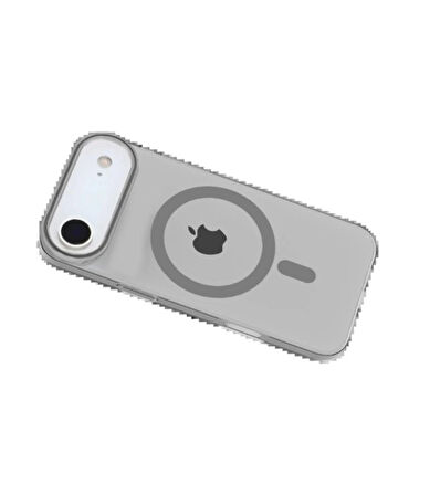 iPhone 17 Air PC Blank Magsafe Kapak - Natural Grey