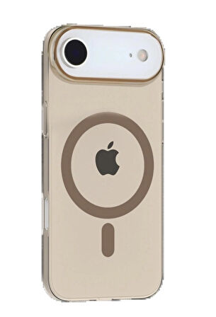 iPhone 17 Air PC Blank Magsafe Kapak - Çöl Titanyum