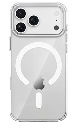 iPhone 17 pro Max PC Blank magsafe kapak-şeffaf 