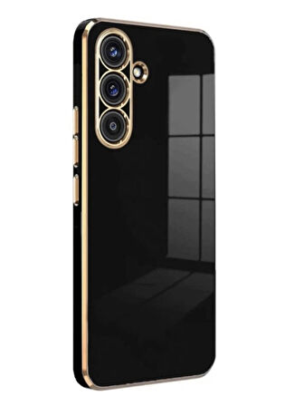 Samsung Galaxy S25 FE Uyumlu Volet Silikon - Siyah