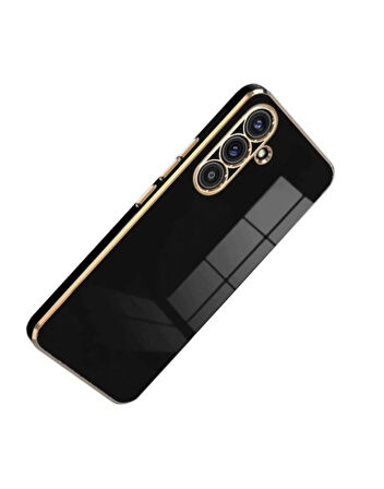 Samsung Galaxy S25 FE Uyumlu Volet Silikon - Siyah