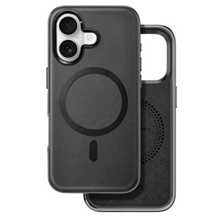 Venco iPhone 16 Puskas Magsafe Kapak - Siyah