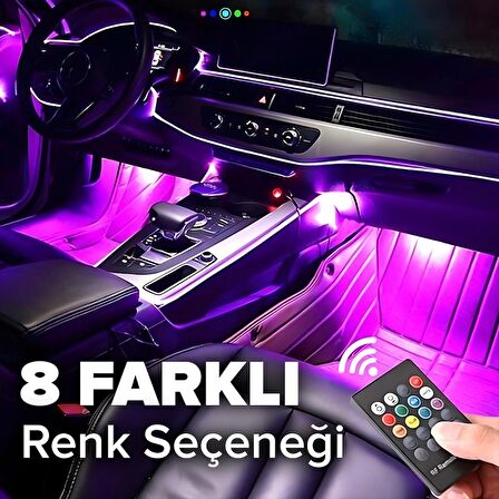 12 Ledli Ayak Altı Sese ve Müziğe Duyarlı Led