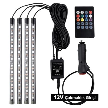 12 Ledli Ayak Altı Sese ve Müziğe Duyarlı Led